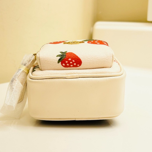 Coach Strawberry Backpack Keychain/ Bag Charm - Picture 8 of 9